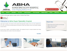 Tablet Screenshot of abhasuperspeciality.com